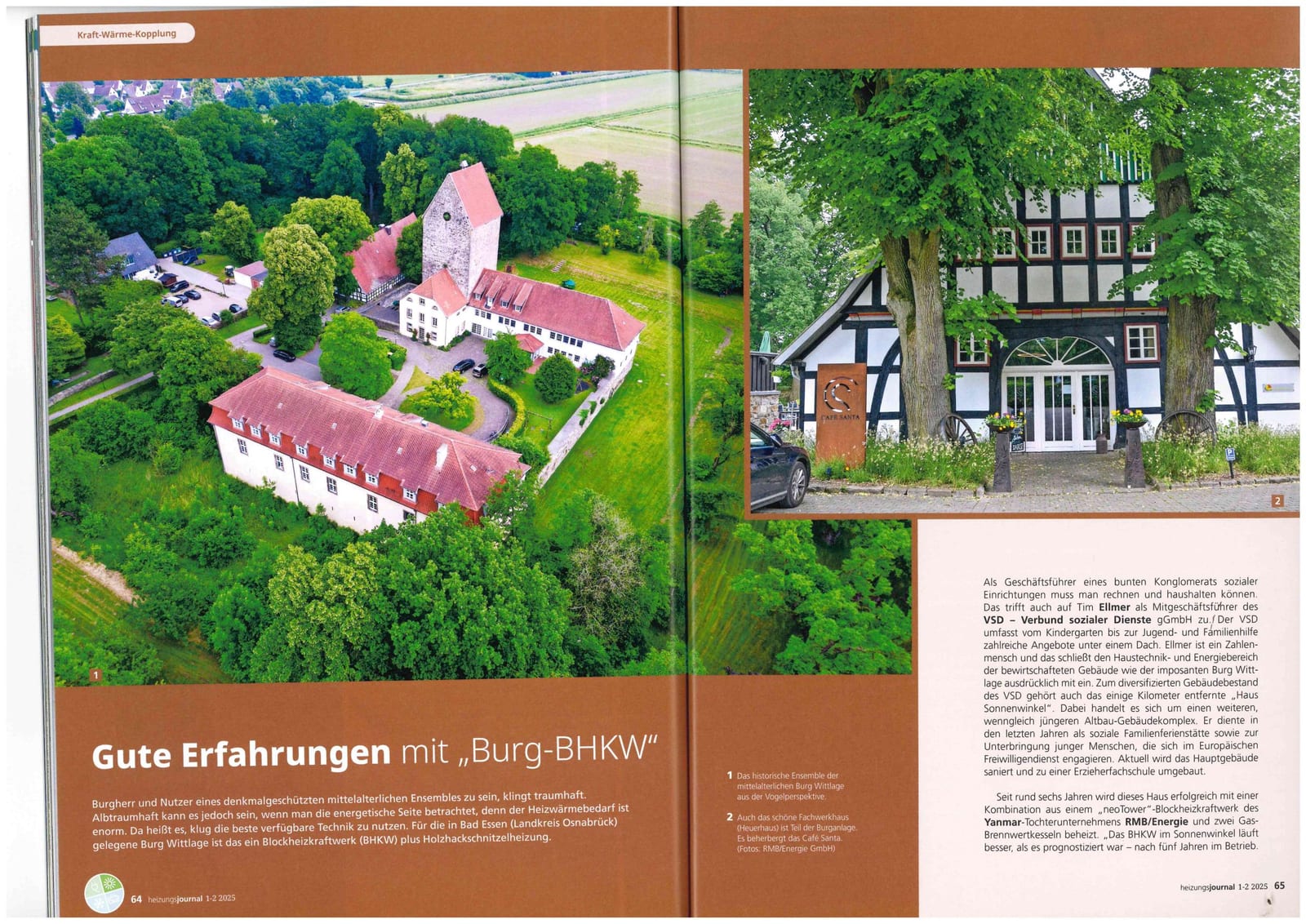 Heizungsjournal, Bericht Burg Wittlage